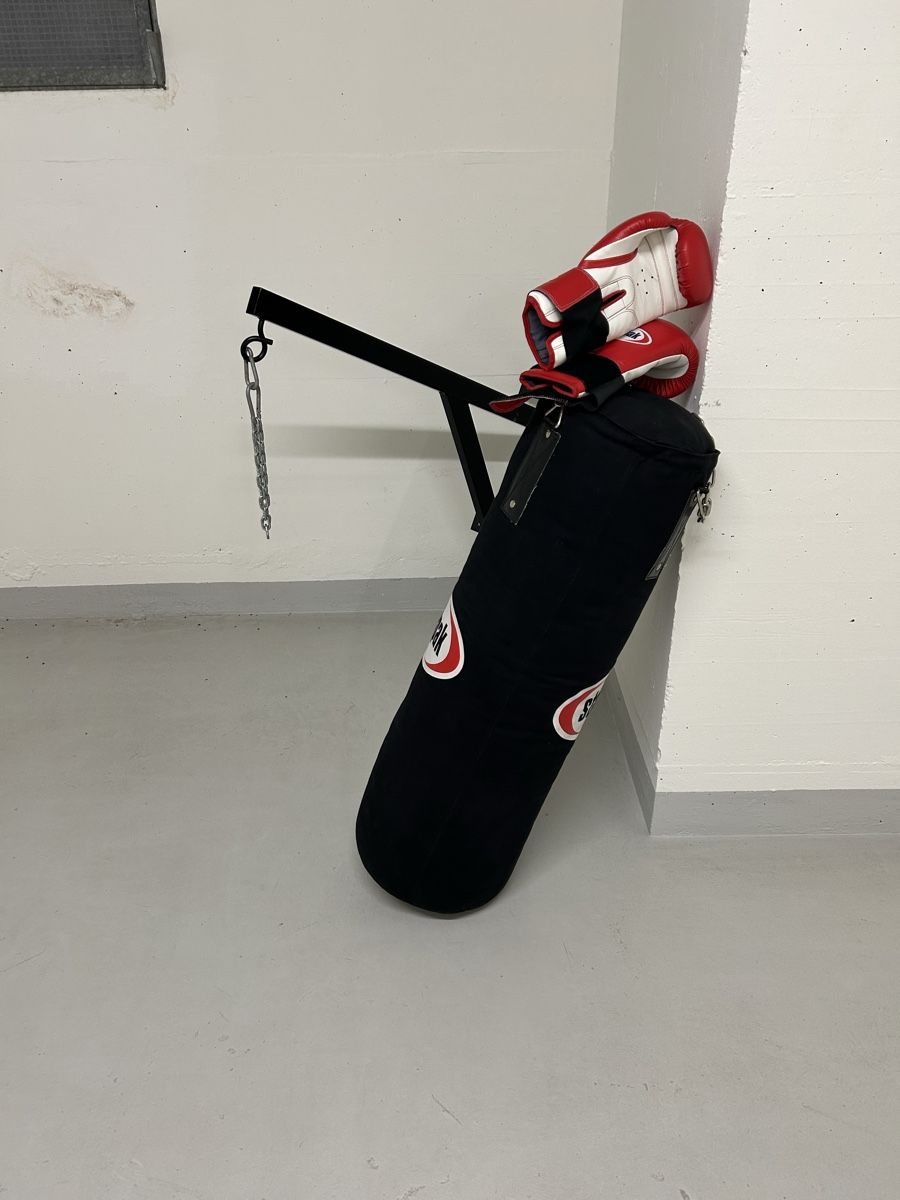 Sacchi da boxe: Boxsack mit Gestell und Boxhandschuhe !! – Usato da Allschwil venduto da Haffelow 1