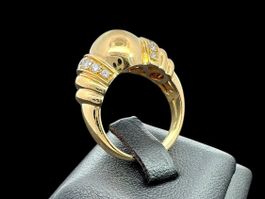 Boucheron Diamanten 0.55c Ring 18k GG Grösse 55 *S1409