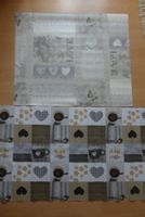 Wachstuch Tischtuch beschichtet  - 2 Teile