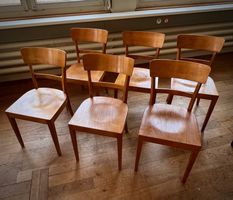 6 Bugholz-Stühle aus Horgen-Glarus, 60er Jahren