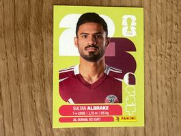 Panini FIFA WM 2026 Sticker Sultan Albrake QAT 3