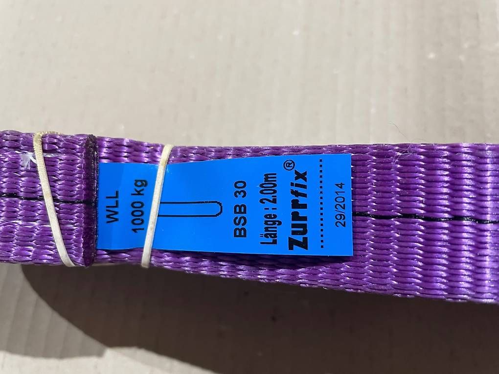 Slackline: Slackline Violet 35mm breit, 2000mm lang, nur Gurte – Usato da Reichenbach i. K. venduto da fra_vpj6 2