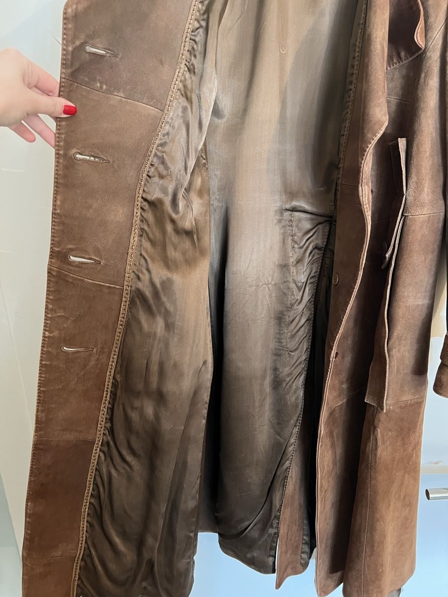 Cappotti: Vintage Ledermantel Grösse M braun – Usato da Zürich venduto da car_x52z 5