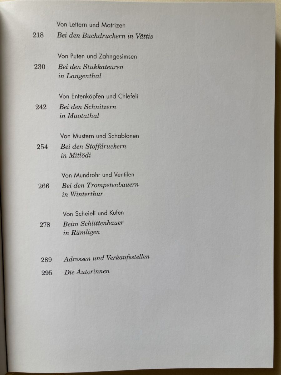 Libri: Handwerksstätten - Hommage an fast vergessene Berufe – Usato da Zürich venduto da 000rk 3