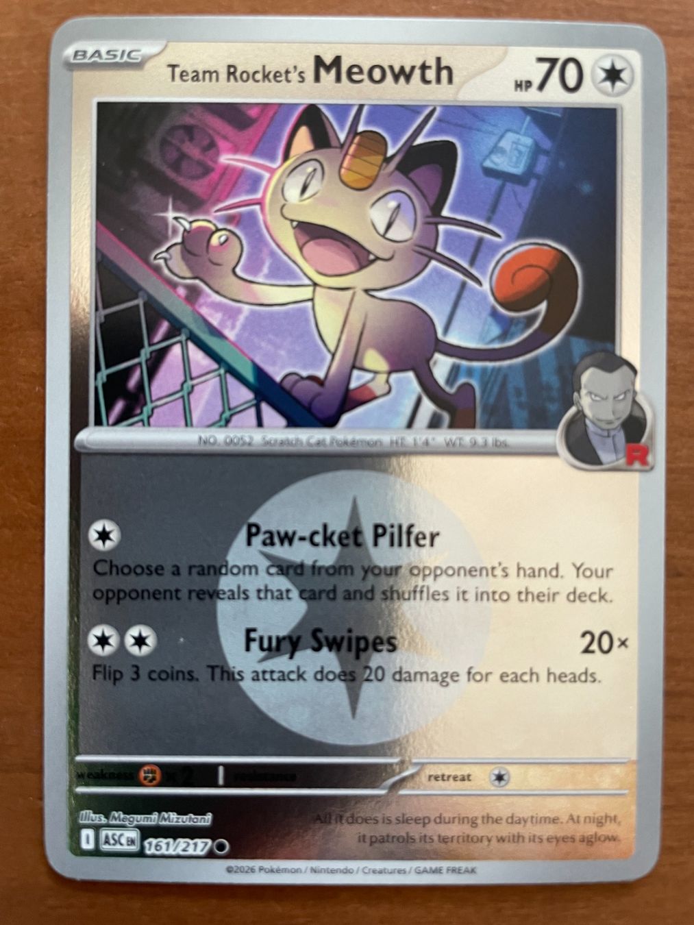 Pokémon Carte collezionabili: Pokemon Team Rocket's Meowth Reverse (Versand gratis) – Nuovo (secondo la descrizione) da Chur venduto da Angerson