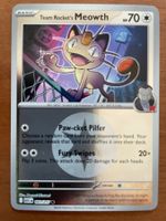 Pokemon Team Rocket's Meowth Reverse (Versand gratis)