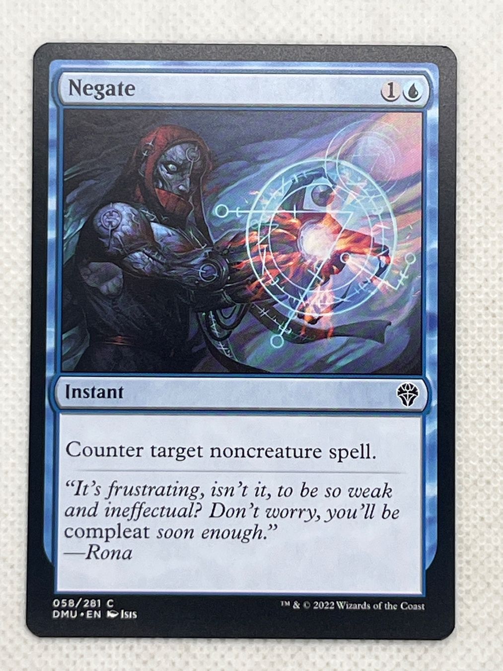 Magic The Gathering Cartes à collectionner: MTG Negate DMU 058 Englisch Common – D'occasion à Hinterkappelen par Kim1992
