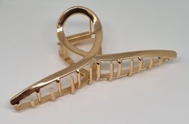 💫 Elegante Metall-Haarklammer in Gold – stabil & rutschfest