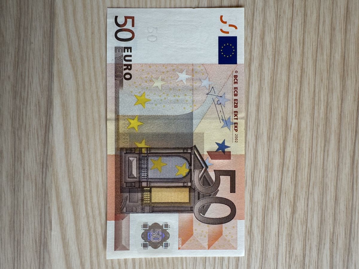 Banknoten: 50 Euro Schein - einwandfrei – Neu (gemäss Beschreibung) aus Unterwasser von Kaiser1652