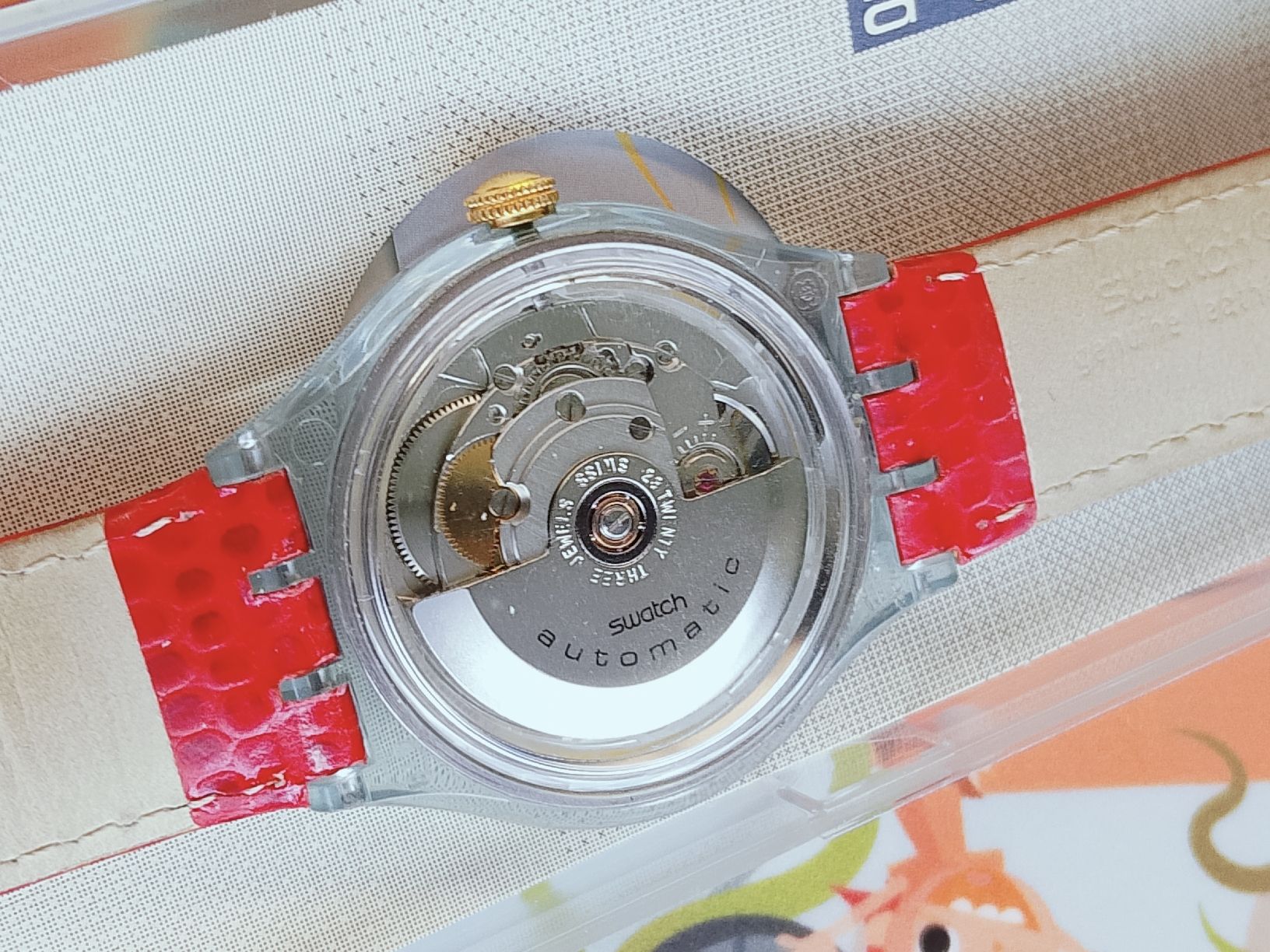 Swatch Orologi: Automatic Swatch "Abendrot" full Set  – Nuovo (secondo la descrizione) da Biel/Bienne venduto da Vintage-timearts 5