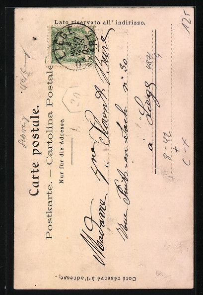 Cartoline postali: Litho Frauenfeld, Ortsansicht hinter Apf – Usato da Berlin venduto da bartko-reher 1
