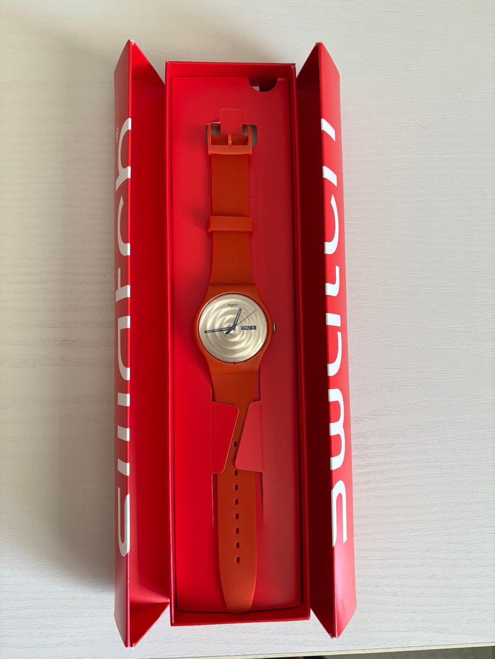 Swatch Smartwatch: Orange Swatch-Uhr SUOO702 – Neuf avec emballage d'origine à Nussbaumen AG par Faxi2 1