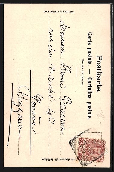Cartes postales: AK Wassen, Panorama mit Gotthardbahn – D'occasion à Berlin par bartko-reher 1
