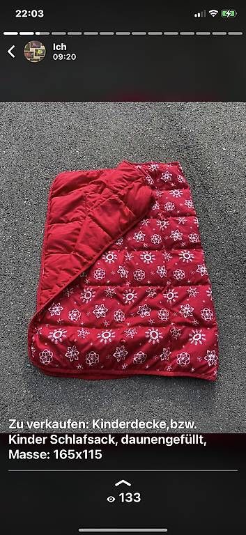 Sacchi a pelo: Schlafsack Kind – Usato da Blankenburg venduto da anko01