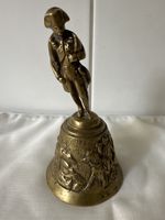 Antike Glocke aus Messing mit dem schiefen Napoleon, Rarität
