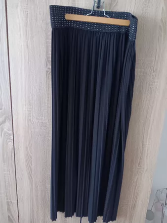 Blauer Langer Jupe in Grösse XL