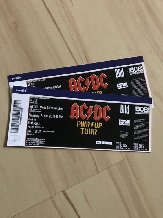 AC DC Tickets Gelsenkirchen Kaufen auf Ricardo