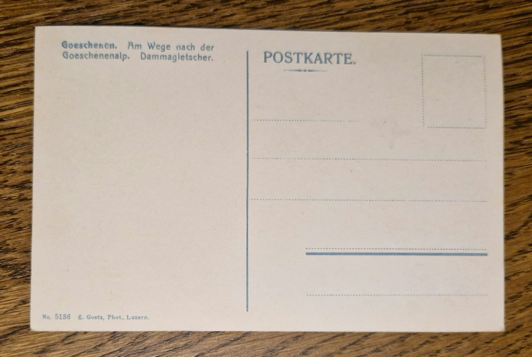 Ansichtskarten: Goeschenen – Gebraucht aus Ebikon von Donar50 1