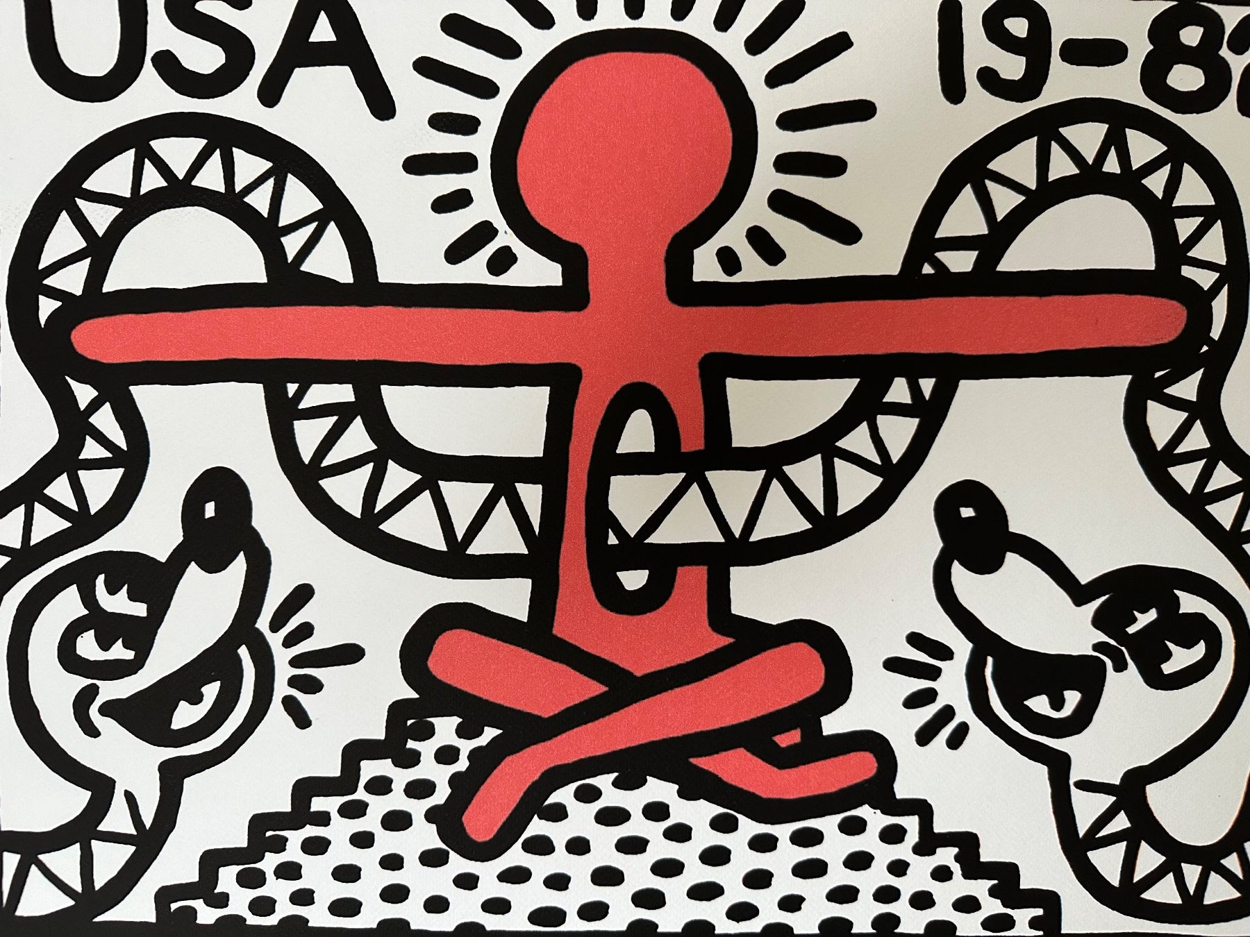 Dipinti: Keith Haring: USA, POP Art 39/150 – Nuovo (secondo la descrizione) da Meilen venduto da Smgdesign 5