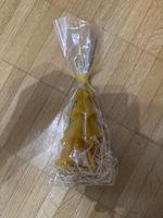 Candela abete cera d'api Natale profumo miele nuovo
