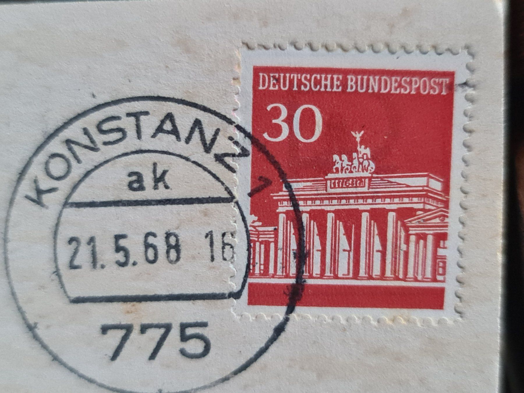Cartoline postali: Ansichtskarte Konstanz am Bodensee – Usato da Dintikon venduto da Vexi 1