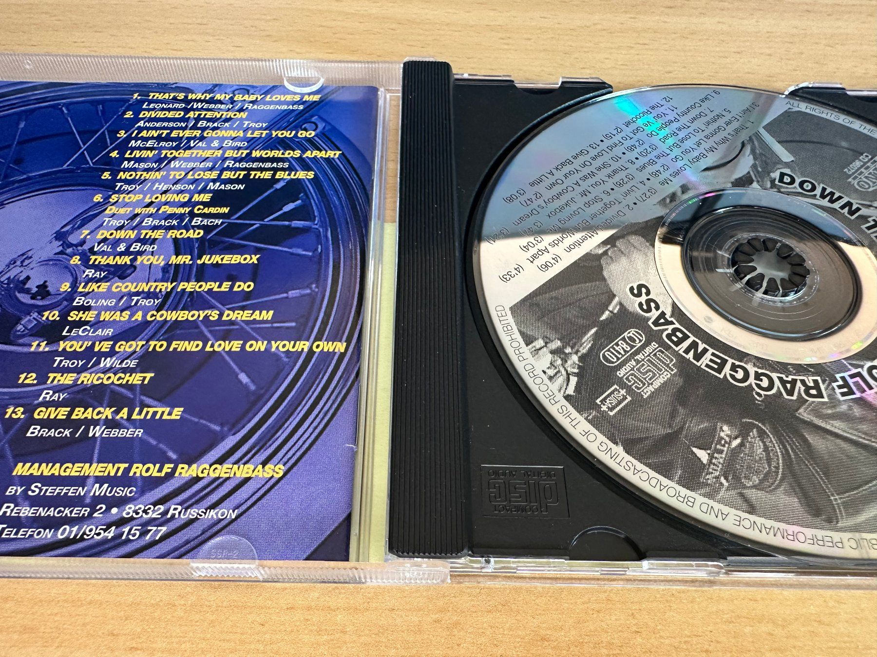 CDs: Rolf Raggenbass - Down The Road – Gebraucht aus Rikon im Tösstal von Alpenmutz 2