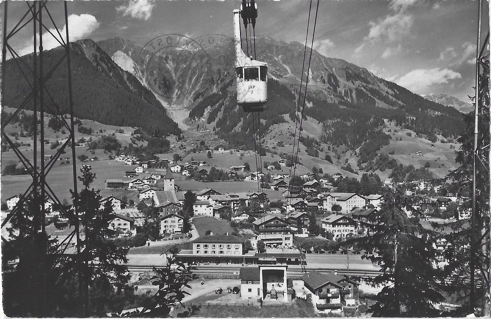 Cartoline postali: K L O S T E R S   mit  Bahnhof – Usato da Bütschwil venduto da Jackson1A