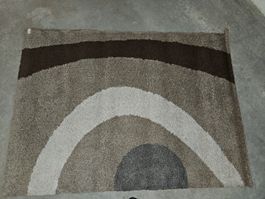 Moderner Hochflor Teppich 164 × 116 cm | Sehr weich | Top Zu
