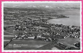 Morges et Lausanne vue aérienne