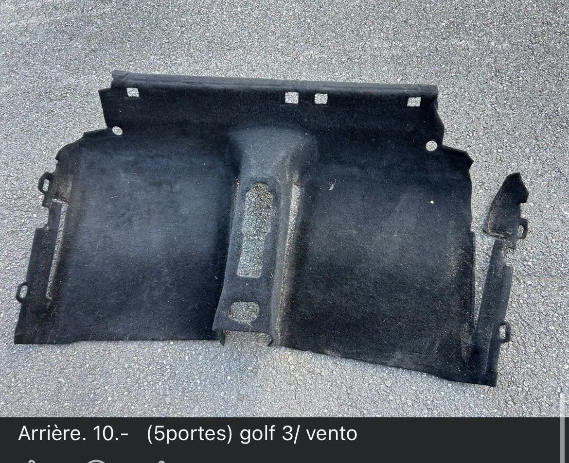 Volkswagen Tutti pezzi di ricambio auto: Lot de moquettes différente pour VW golf 3 – Usato da Muraz (Collombey) venduto da Wolfdog1978 6