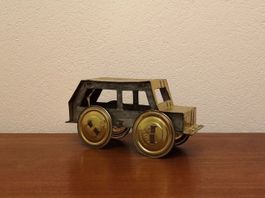 Vintage Blechauto aus alten Tomaten Dosen Deko Auto 60er