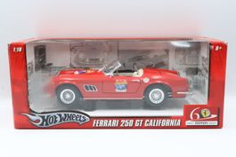 Ferrari 250 California Spider 1961 60th 1:18 Hot Wheels