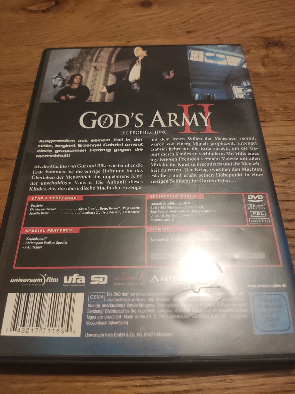 Tutti i DVDs: God's Army II - mit Christopher Walken (DVD) – Usato da Oberembrach venduto da giu_7ksd 1