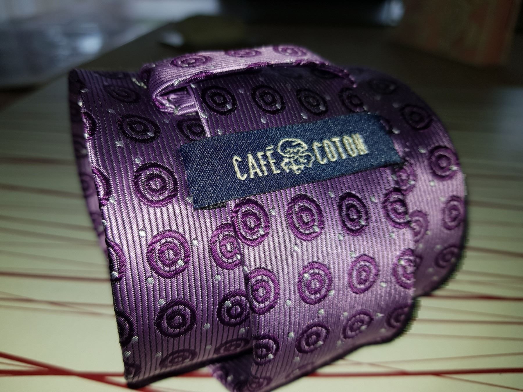 Krawatten: CAFE COTON cravate en soie / seiden Krawatte – Gebraucht aus Cossonay-ville von Super-Price-Quality 3
