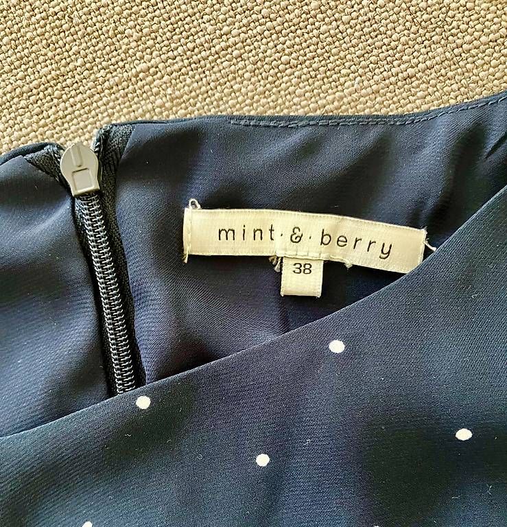 Vestiti: blaues Polka Dot Kleid , S – Usato da Zürich venduto da eis_yx9q 4
