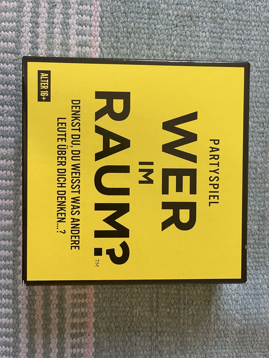 Giochi: Partyspiel: WER IM RAUM? – Nuovo (secondo la descrizione) da Muttenz venduto da murielle4132 3