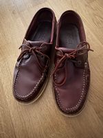 Scarpe da barca Boggi Milano in pelle bordeaux, come nuove