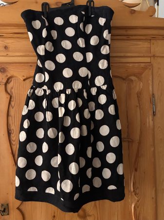 Vintage Cocktail Kleid A.J. Bari 100% Seide S/M