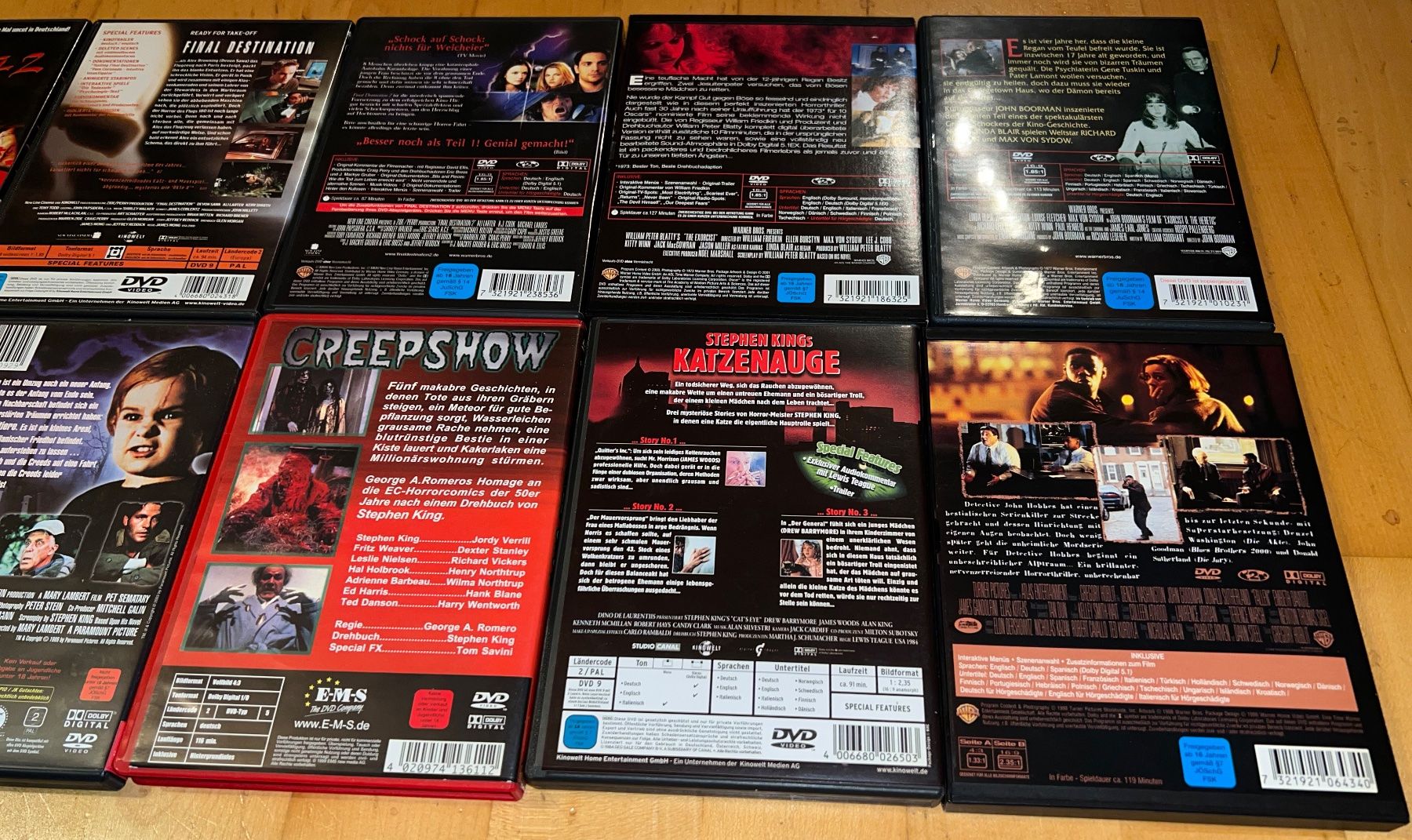 Tutti i DVDs: Horror Evil Collection [12 DVDs] – Usato da Unterengstringen venduto da NOISE 5