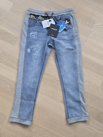 Desigual Disney Jeans Mädchen Grösse 9/10 Jahre NEU