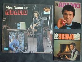 ADAMO Sammlung, 1 LP und 2 EP, 60er Jahre Chansons