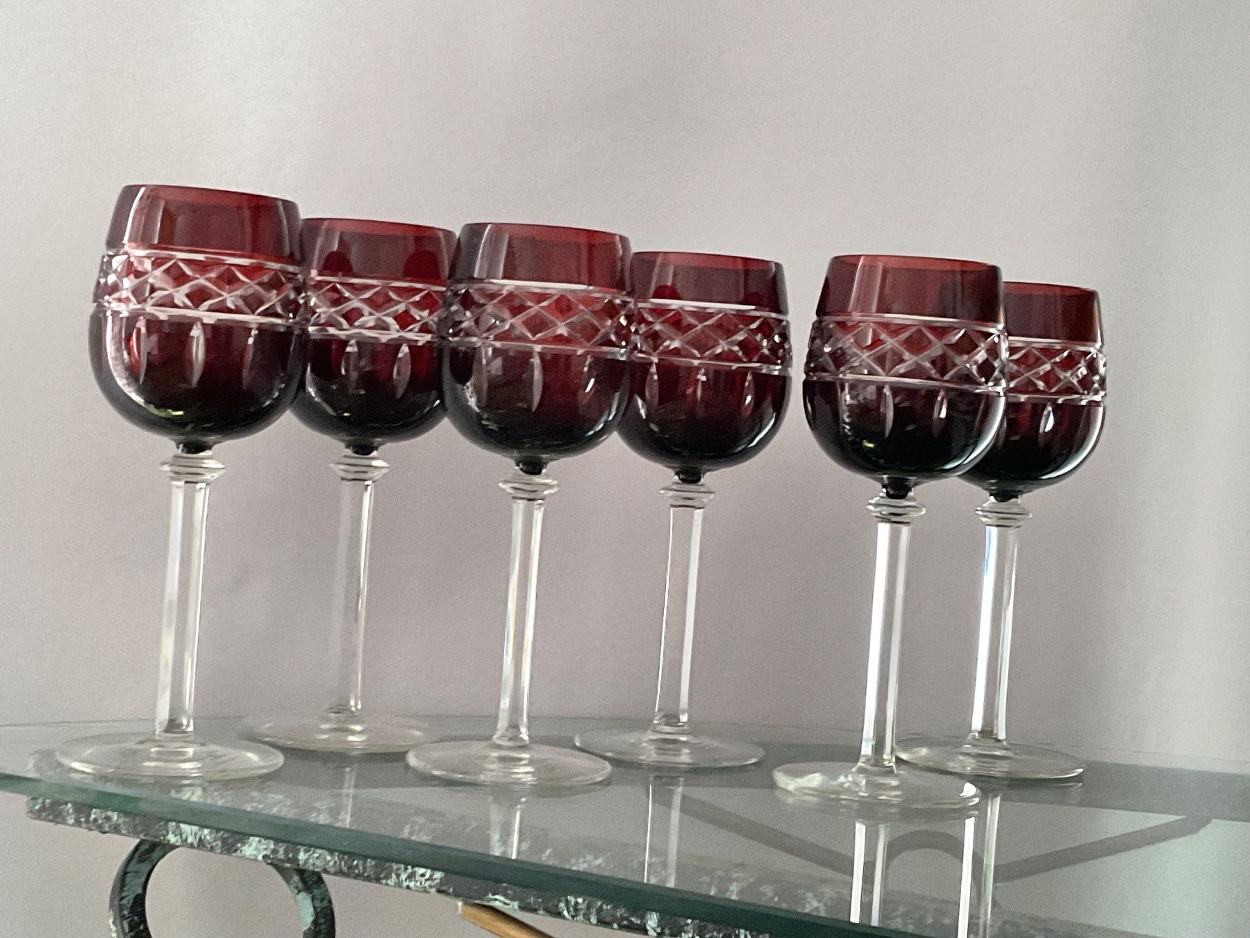 Gläser: VINTAGE HANDGESCHLIFFEN WEINGLÄSER – Gebraucht aus Boll von Laima1975 4