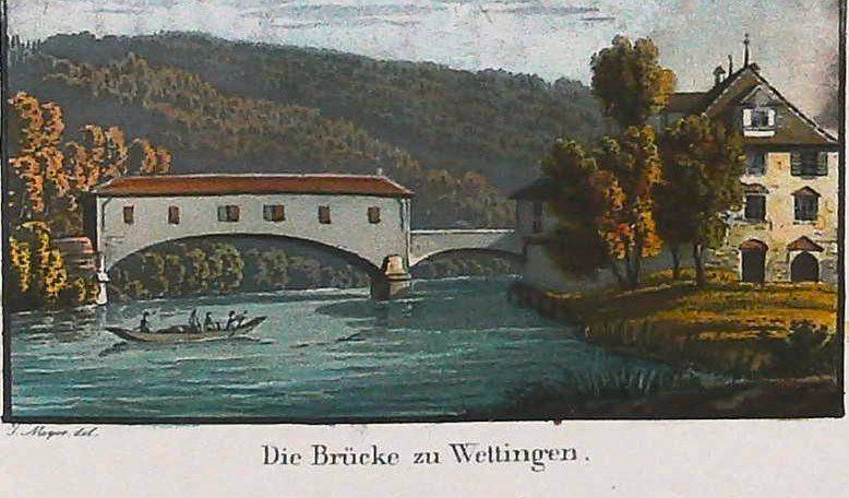 Incisioni: Wettingen  Aquatinta von Meyer – Usato da Rafz venduto da Helvet32 1