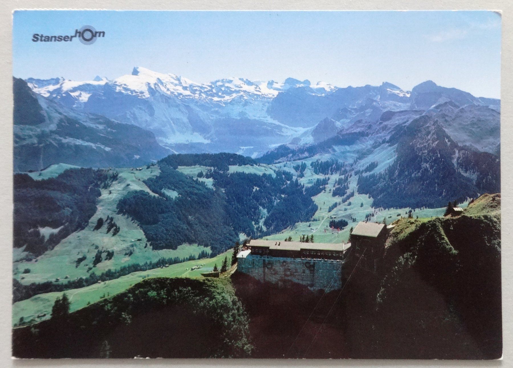 Ansichtskarten: Stanserhorn 1900 m ü.M. – Gebraucht aus Fétigny von Billy2miny