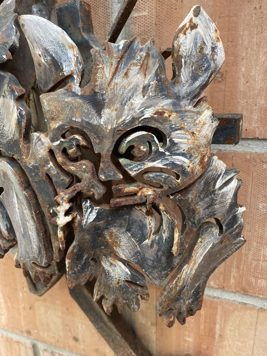 Sculture & Statue:  Katzen Metallkunst  – Usato da Zwingen venduto da keuseli49 5