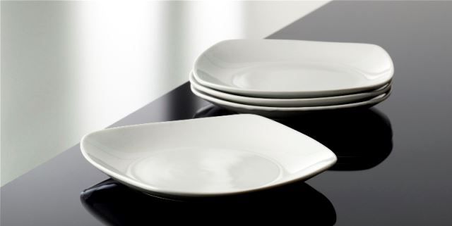 Piatti: BISTRO SQUARE WH 4Stk. Teller 19cm Desse – Nuovo e nell'imballaggio originale da Wettingen venduto da kochshop