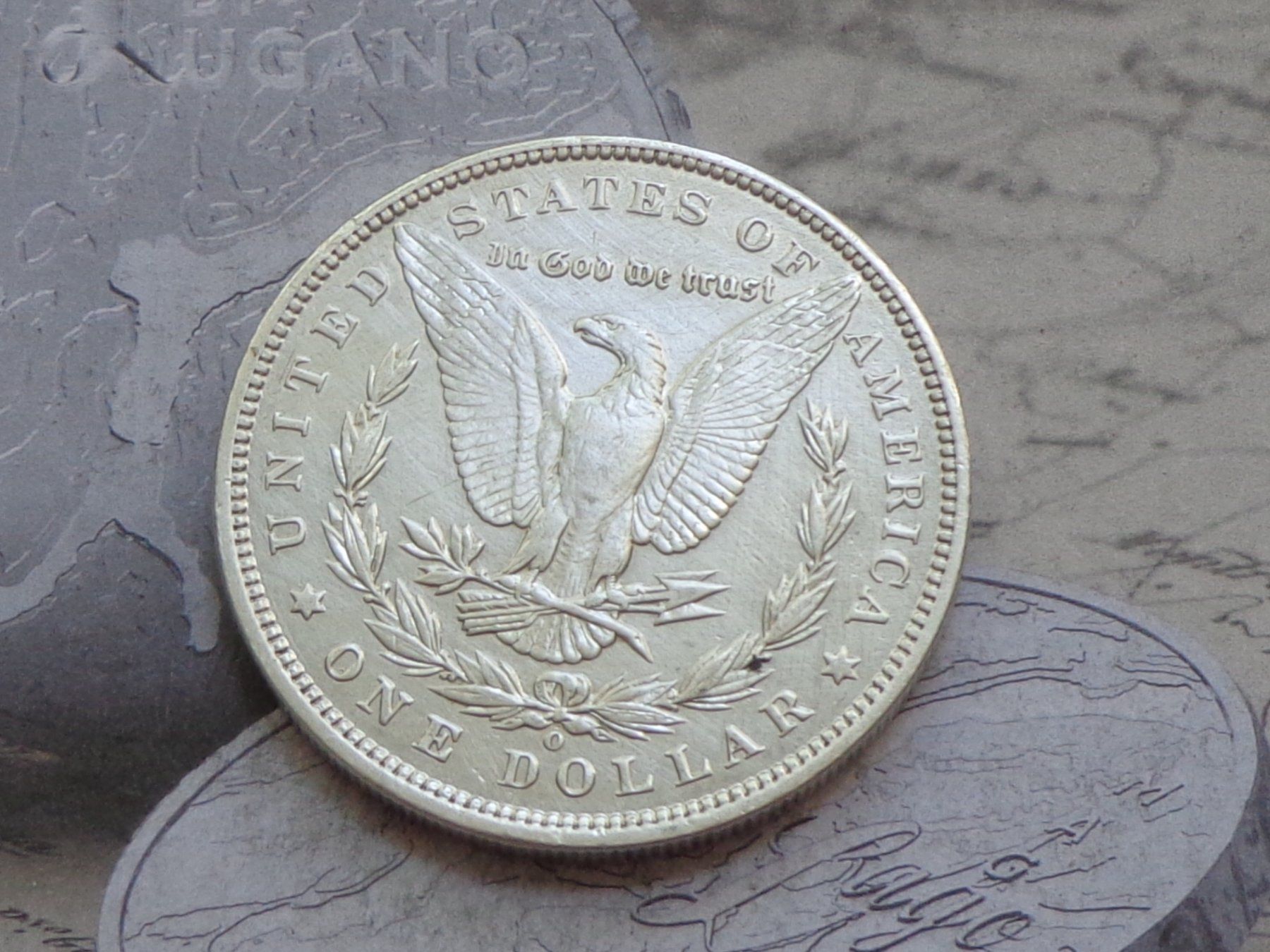 Tutti le monete: 1 dollar USA 1896 "Morgan dollar" – Usato da Pully venduto da UCA01