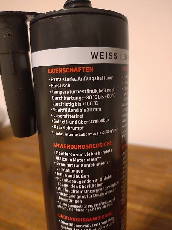 Tutti gli attrezzi: Montagekleber Pattex High Tack extra stark  – Usato da Dachsen venduto da PhantomDMOD 2