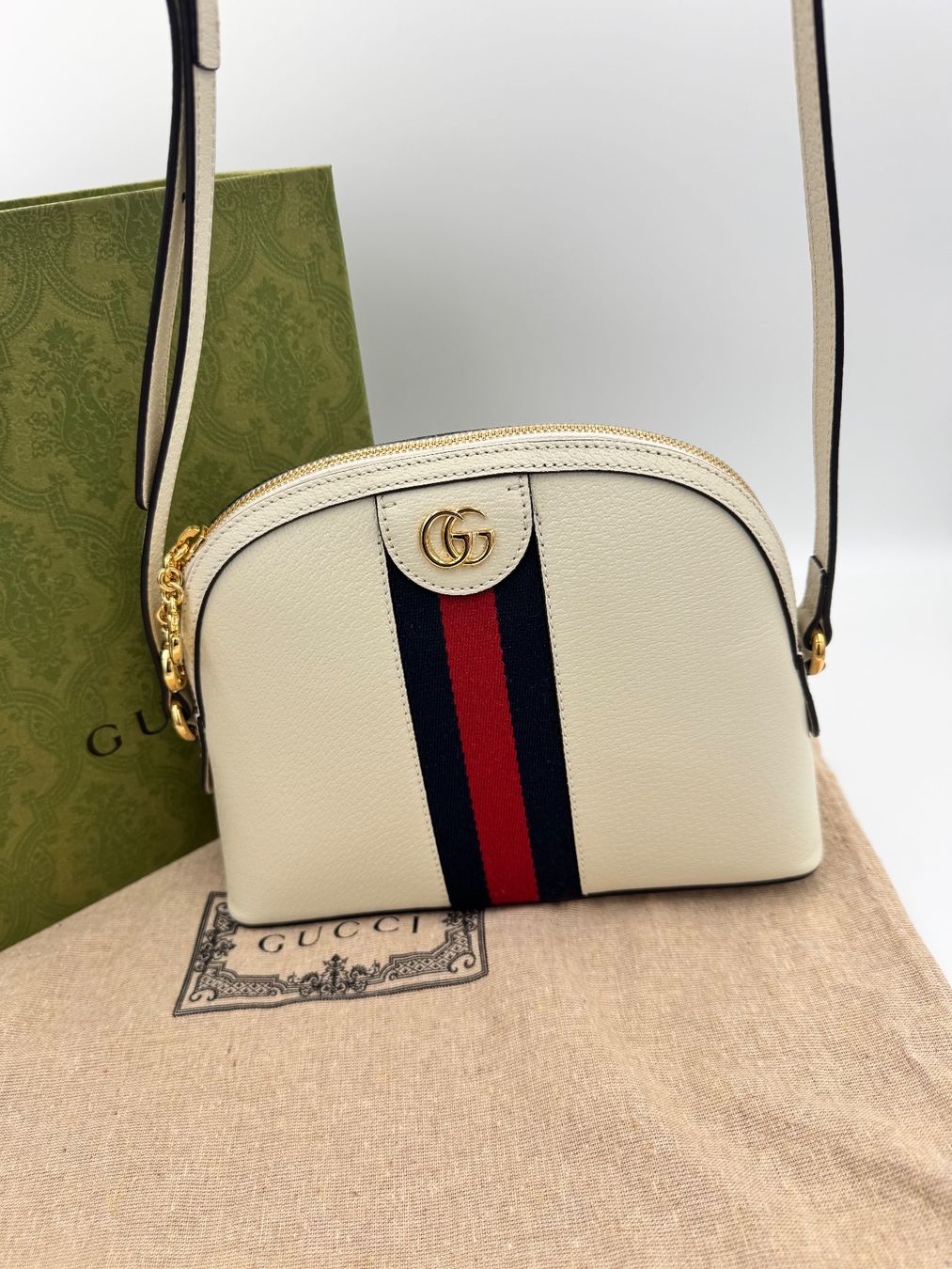 Gucci Taschen für Damen: Gucci Tasche Ophidia weiss – Neu und originalverpackt aus Wiedlisbach von Sistershop 1