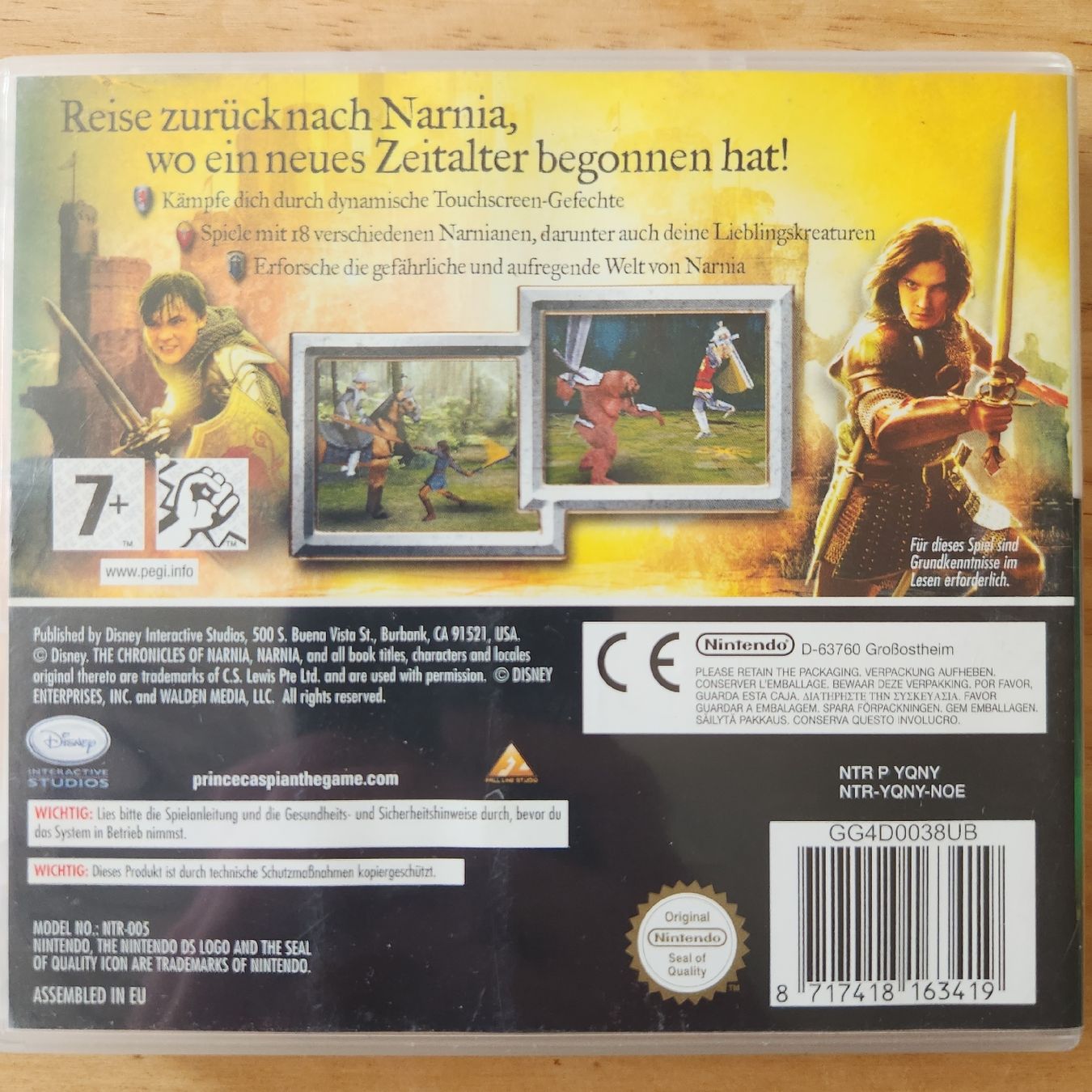 Spiele: Narnia: Prinz Kaspian für Nintendo DS – Gebraucht aus Lichtensteig von lis_w7s6 1
